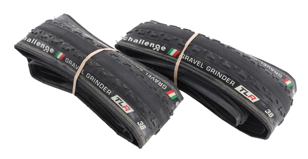 Challenge Gravel Grinder Tubeless Gravel Bike Tire 700 x 38c PAIR Black