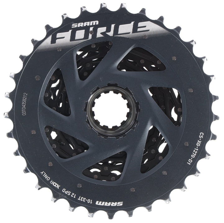 SRAM Force 12 Speed XDR Road Bike 10-33T Cassette CS-XG-1270-D1 Gravel Race