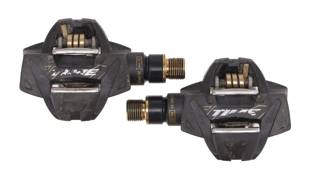 TIME ATAC XC 12 Carbon Mountain Bike Pedals w/Cleats Titanium XC MTB Gravel