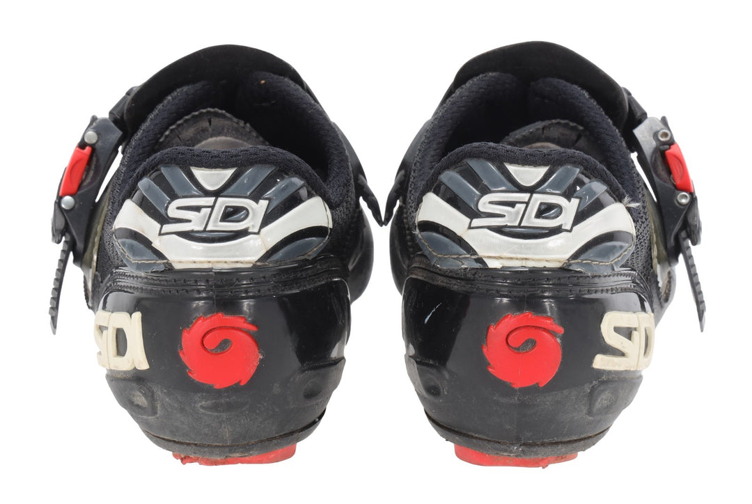 Sidi Genius 5 FIT Road Bike Shoes Carbon EU 40 US Men 7.5 Black 3-Bolt Cycling