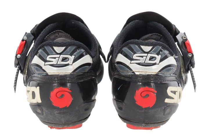 Sidi Genius 5 FIT Road Bike Shoes Carbon EU 40 US Men 7.5 Black 3-Bolt Cycling
