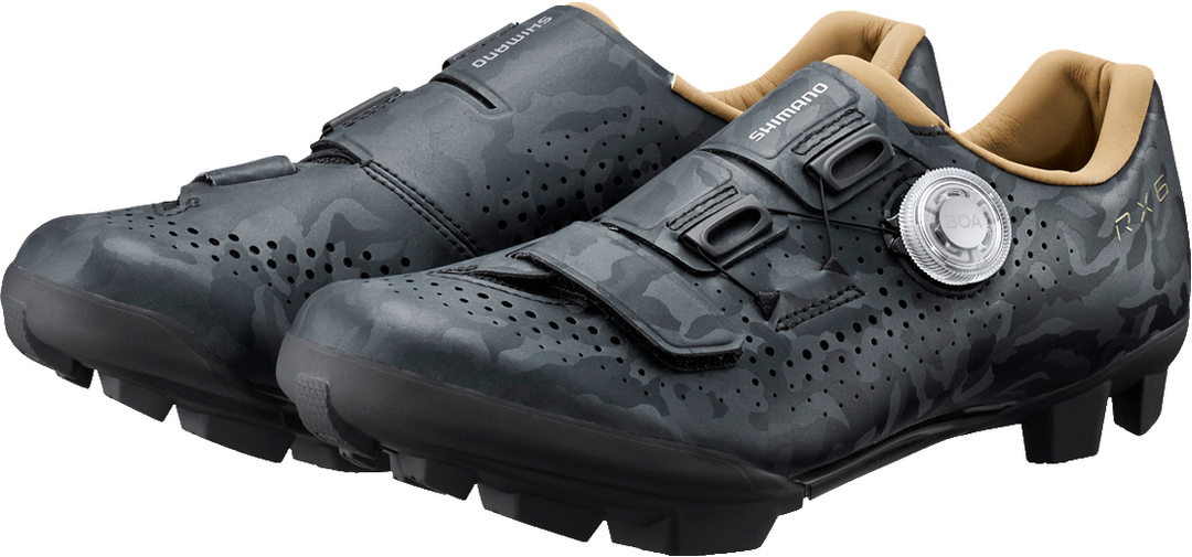 Shimano RX6W Women Carbon Gravel Bike Shoes EU 43 US W 10 STONE GRAY BOA SPD MTB