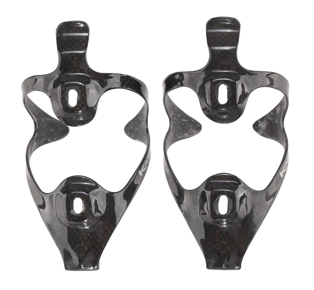 Profile Design Karbon Lite Carbon 3K Weave Bottle Cage PAIR Glossy Black 22 Gram