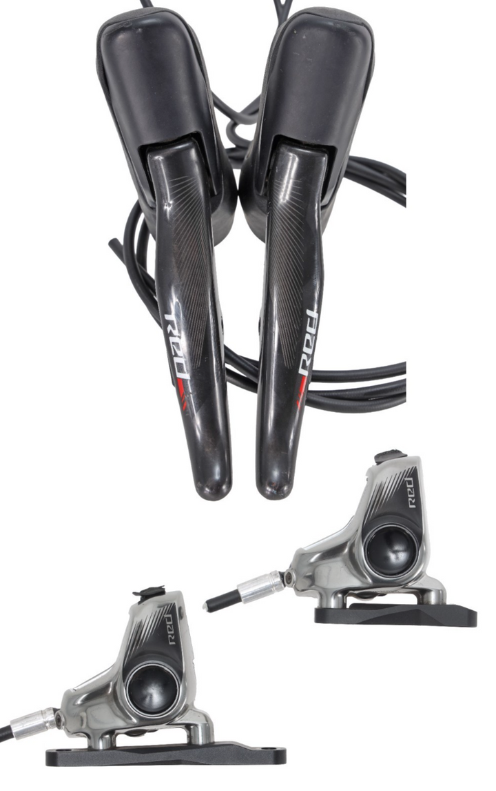 SRAM Red eTap HRD 2 x 11 Speed Road Bike Shift Brake Set w/ Calipers EB-RED-A1