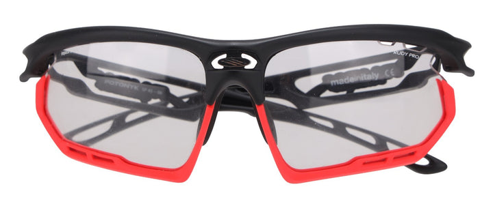 Rudy Project Fotonyk Cycling Sunglasses ImpactX 2 Photochromic BLACK RED Bike