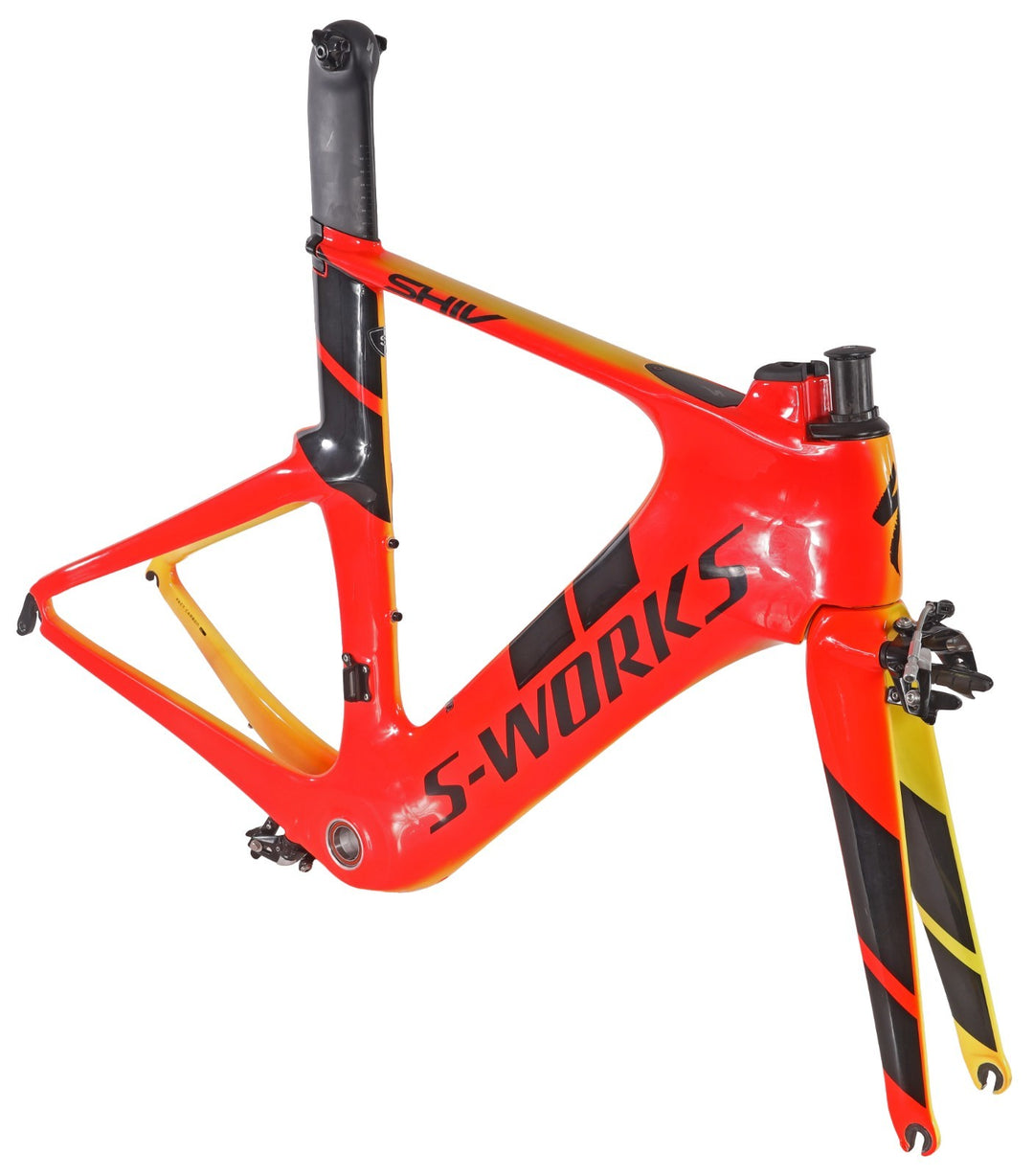 Specialized S-Works Shiv Carbon TT Frameset Module SMALL Rocket Red Rim QR 2017