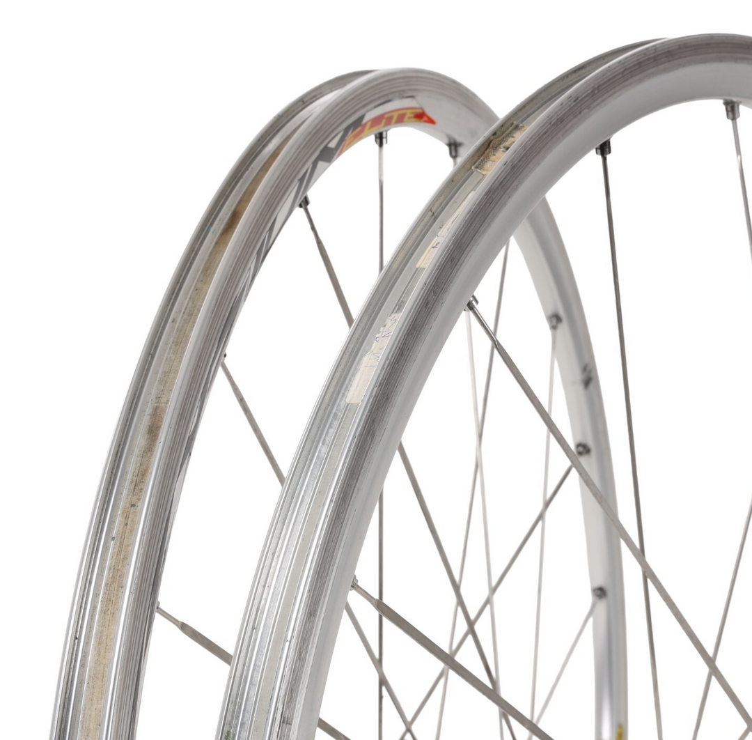 Mavic Ksyrium Elite Alloy Road Bike Clincher Wheelset 11 Spd Shimano 700c Rim QR