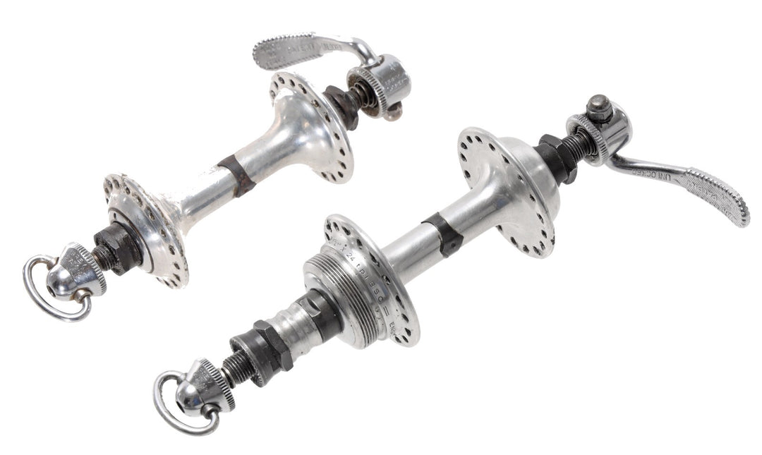 Campagnolo Record Low Flange Road Bike Hub Set 36H 100/132.5mm QR ENG Thread