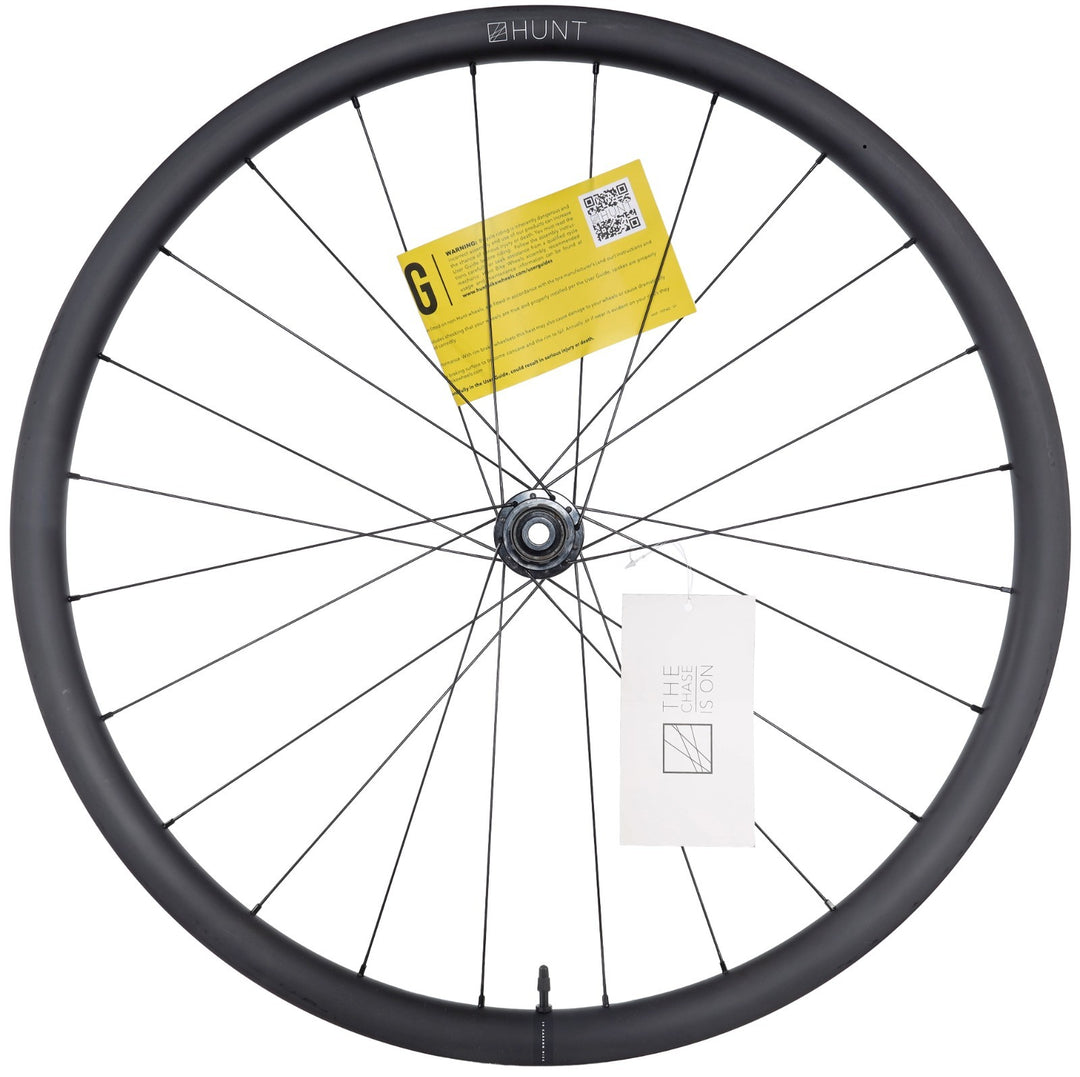 HUNT 30 Carbon Disc Tubeless Road/Gravel Bike REAR Wheel Shimano 11 Spd 700c CX