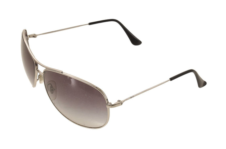 Ray-Ban Aviator Sunglasses Silver Frame RB3393 Dark Grey Lens Foldable Lifestyle