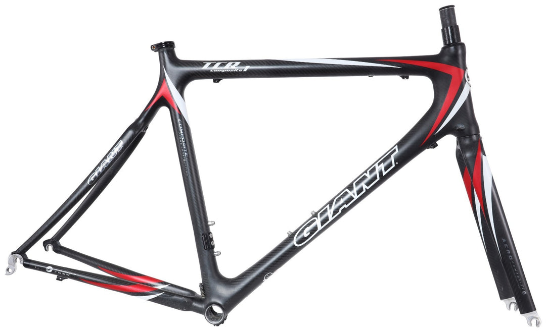 Giant TCR 1 Composite Carbon Road Bike Frameset LG Black 700c Rim QR 2004