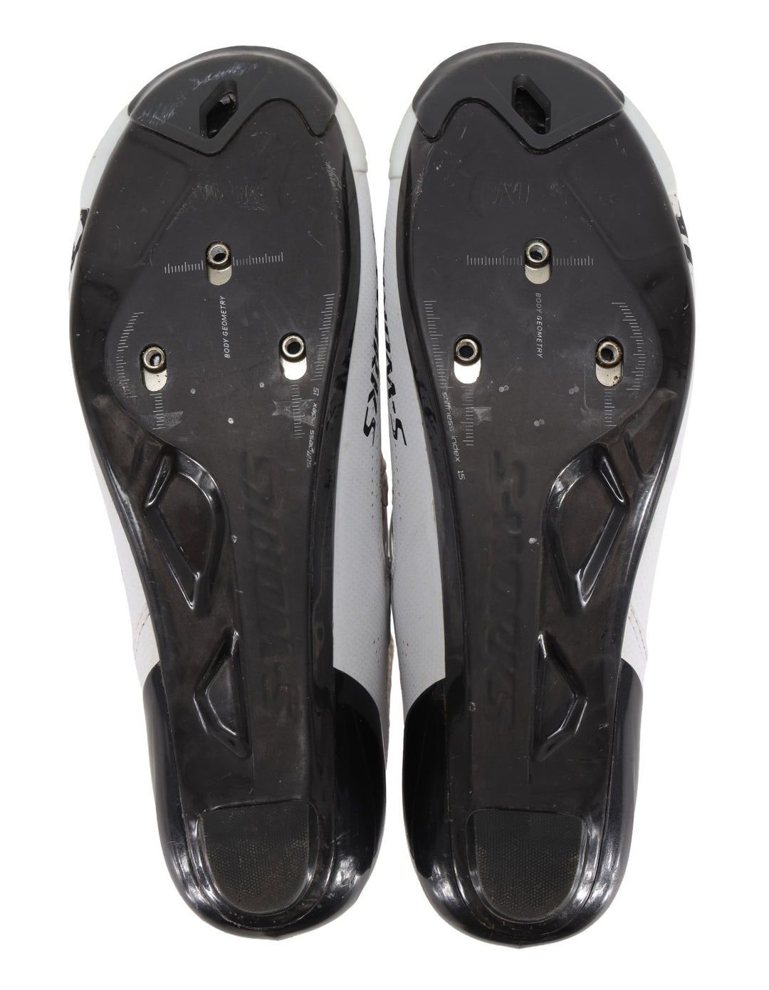 Specialized S-Works Ares Road Bike Shoes EU 39.5 US Men 7.25 BOA WHITE 3-Bolt