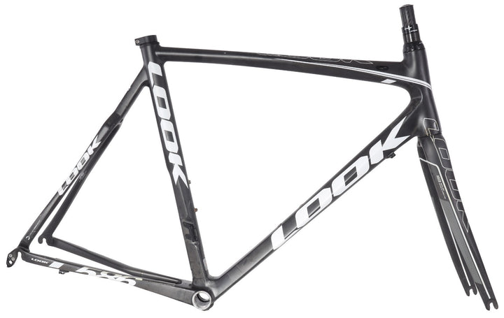 LOOK 586 UD Carbon Road Bike Frameset Black QR Rim Brake 57cm XL 700c Race 2012
