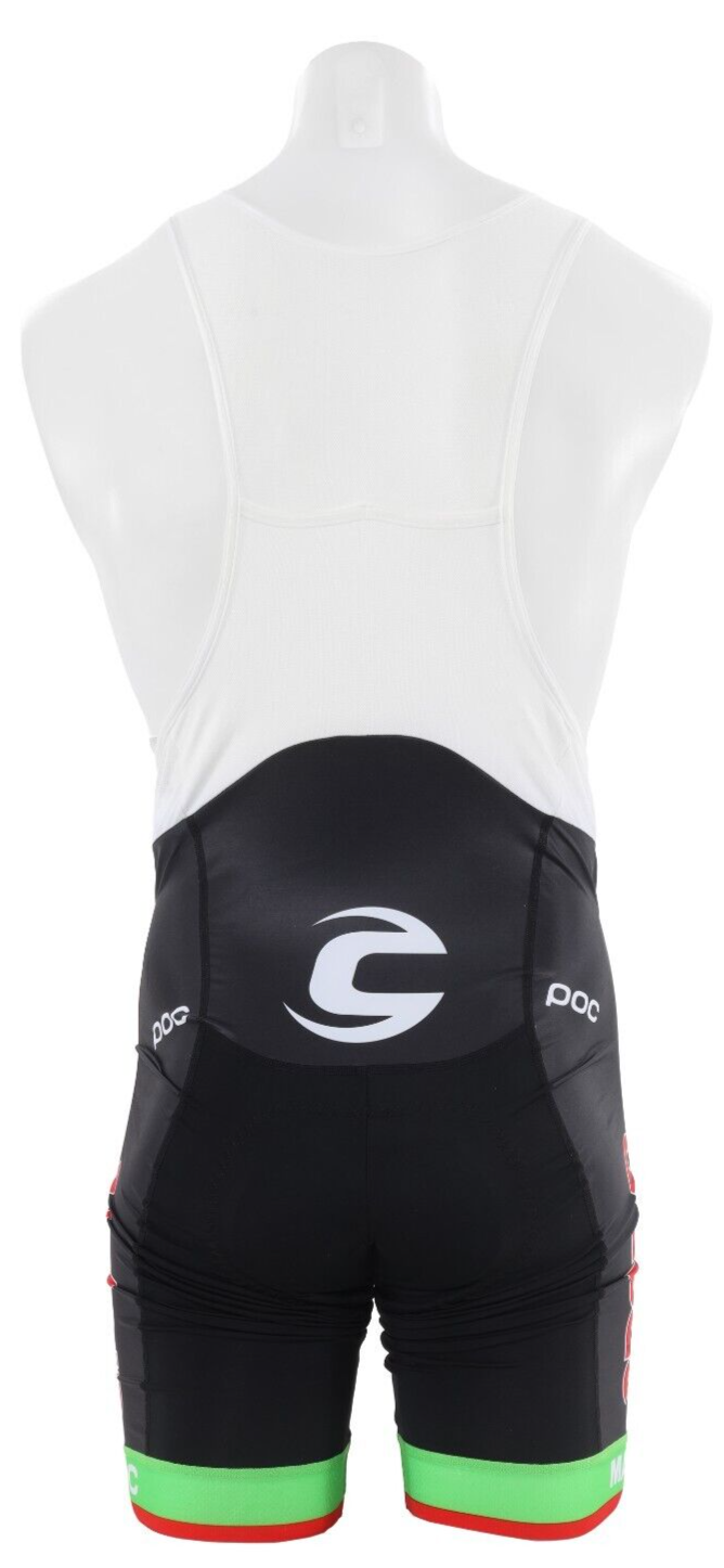 POC Cannondale Drapac Pro Cycling Bib Shorts Men SIZE 4 Black Mavic Bike Race LG