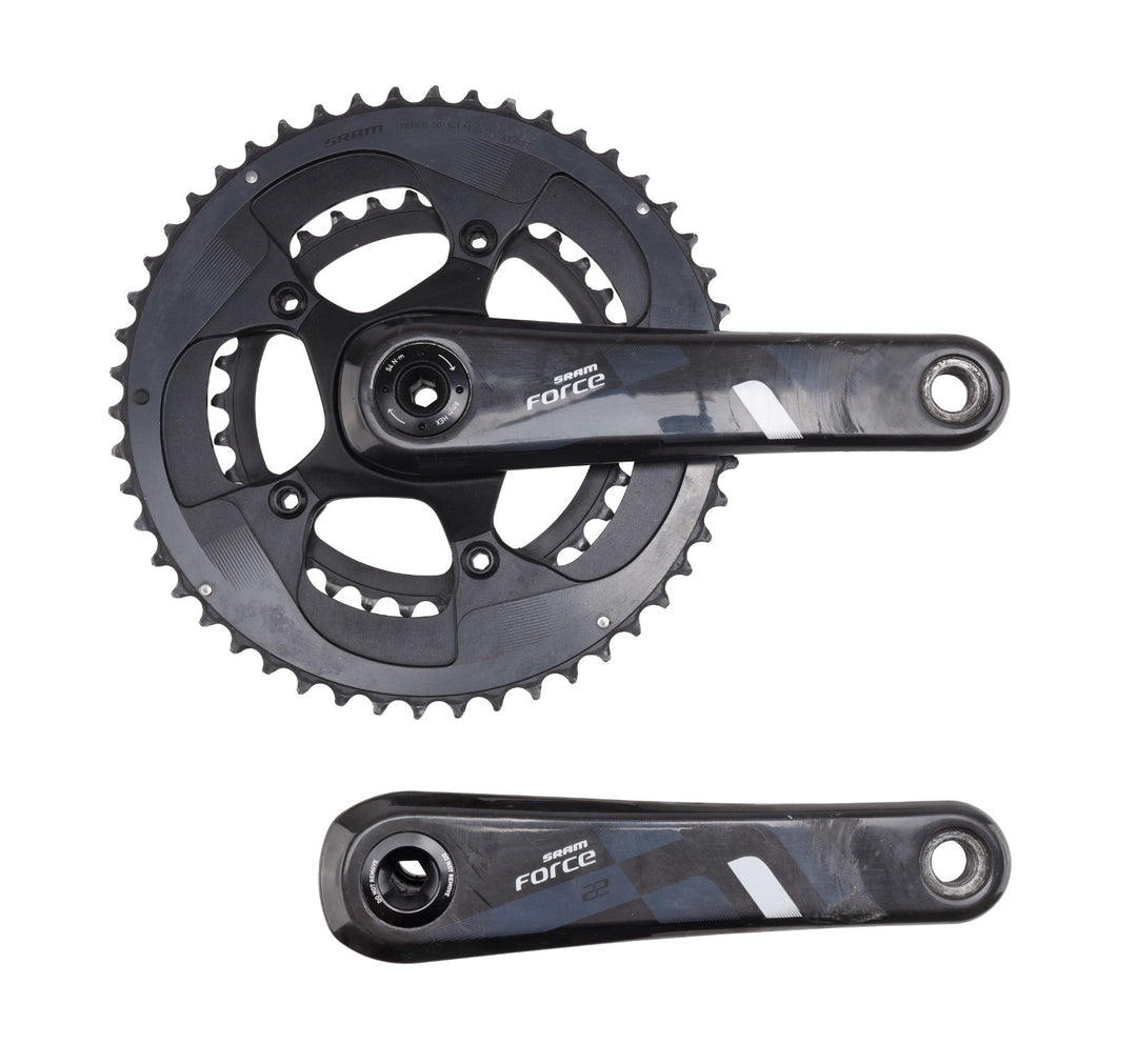 SRAM Force 22 Carbon 2x 11s Road Bike Crankset 165mm 50/34T PF30 110 BCD Gravel