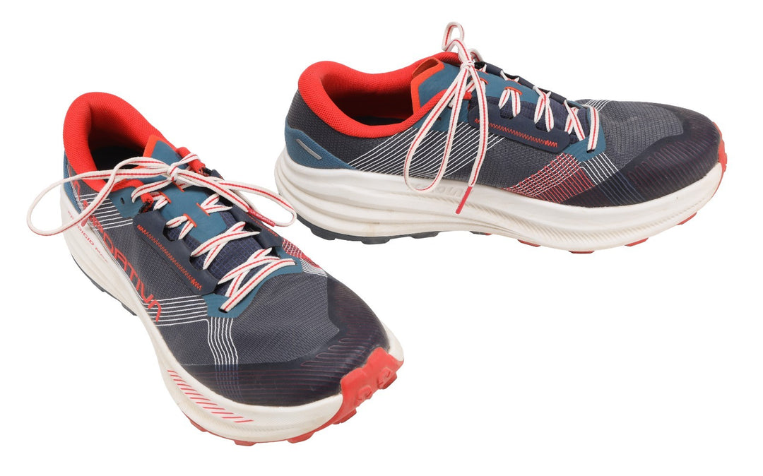 La Sportiva Prodigio Max Running Shoes US Men 9.5 EU 42.5 Blue/Red Road Racing