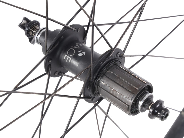 Bontrager Race Alloy Clincher Road Bike Wheelset Shimano 11 Sp Rim Brake QR 700c