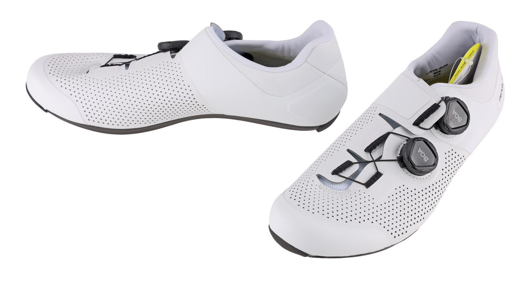 Pearl Izumi PRO Road Carbon Bike Shoes EU 41 US 7.75 BOA Wire 3-Bolt WHITE