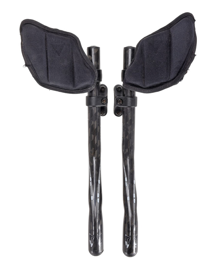 Profile Design T2+ Cobra Carbon Clip On Triathlon Bike Aerobar Extensions 31.8mm