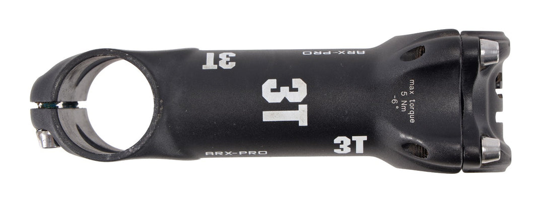 3T ARX-PRO Alloy Road Bike Stem 31.8x 100mm BLACK 6º Gravel 1 1/8" Mountain Race