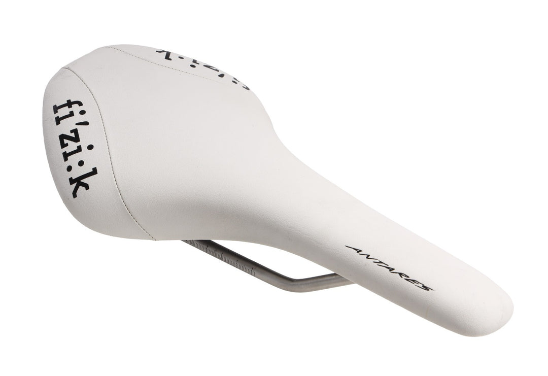 Fizik Antares Carbon Road Bike Saddle 142mm WHITE 7 x 7mm Manganese Rails CX