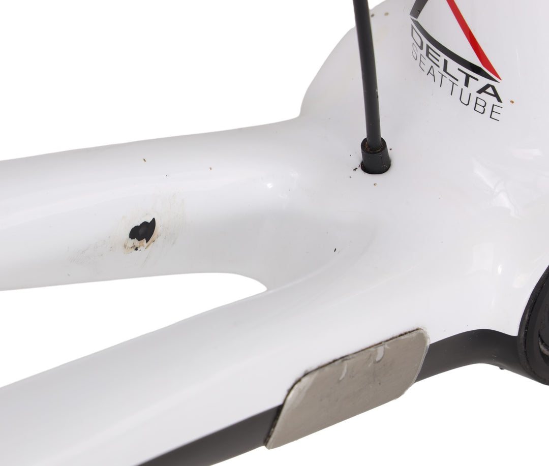 Cannondale SuperSix EVO Hi-MOD Carbon Road Frameset 63cm WHITE 700c Rim QR 2014