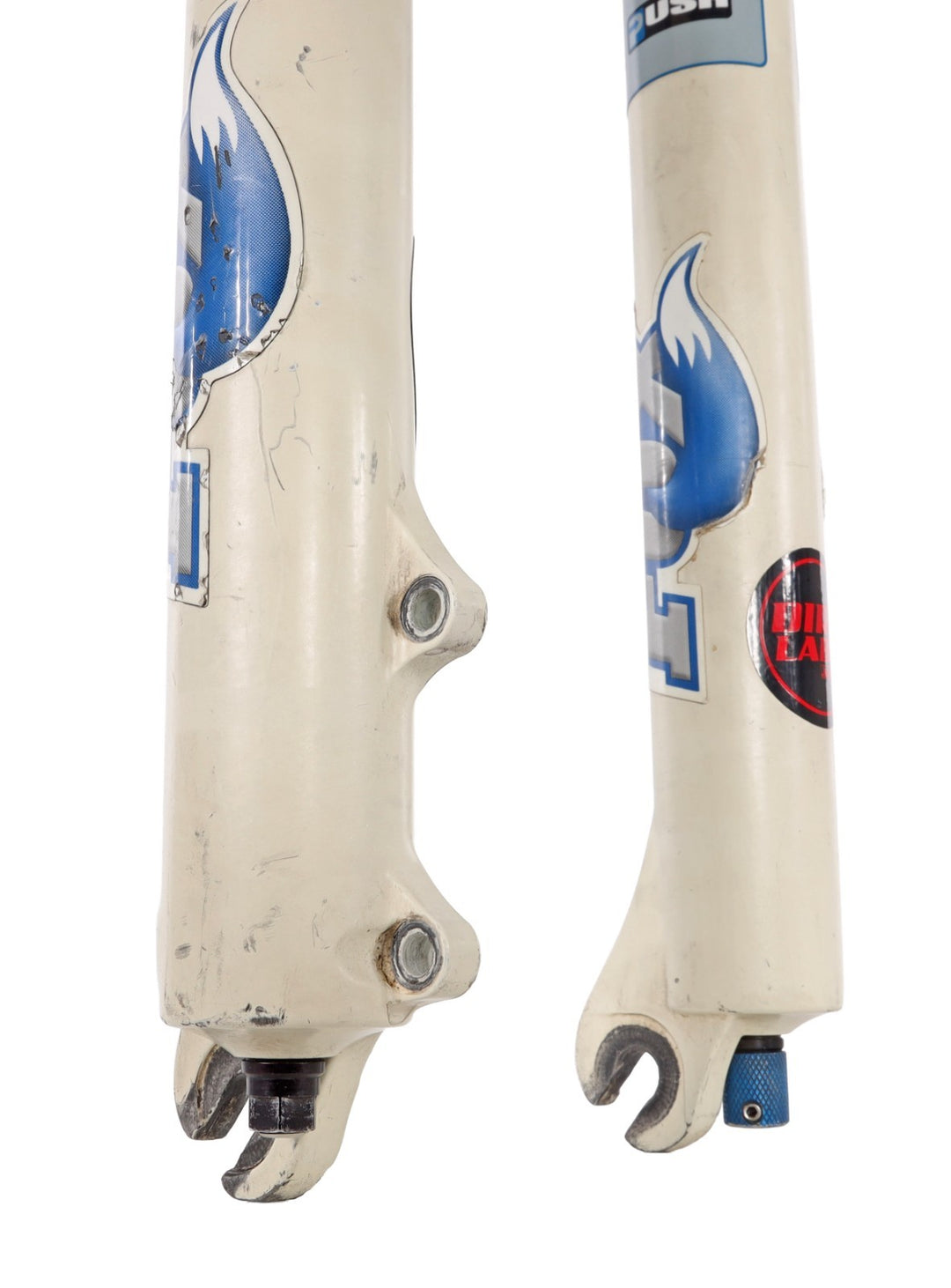 Fox F80 26" Mountain Bike Fork 80mm Travel QR Disc WHITE Vintage XC MTB
