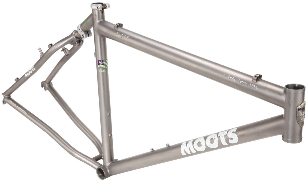 Moots YBB Superlight Titanium Softail Mtn Bike Frame 19" 30mm Rim Brake USA Made