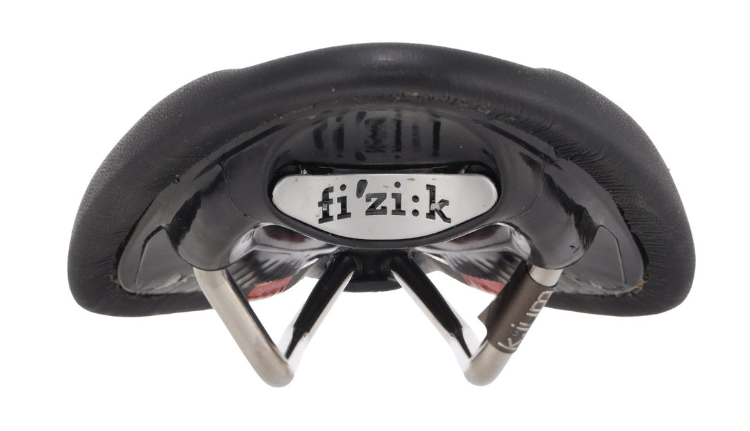 Fizik Arione VS Carbon Reinforced Road Bike Saddle 130mm 7 x 7mm Kium Rail BLACK