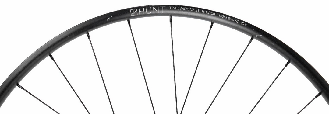 HUNT Trail Wide V2 MTB 29 Alloy Mtn Bike FRONT Wheel 6 Bolt Disc 15x 110mm Gravl