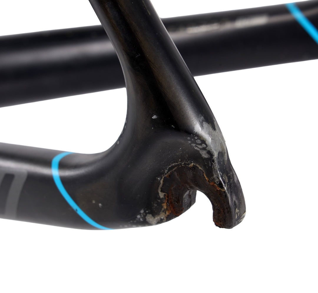 Specialized Tarmac Pro Race Carbon Road Bike Frameset 58cm CYAN 700c QR Rim 2015