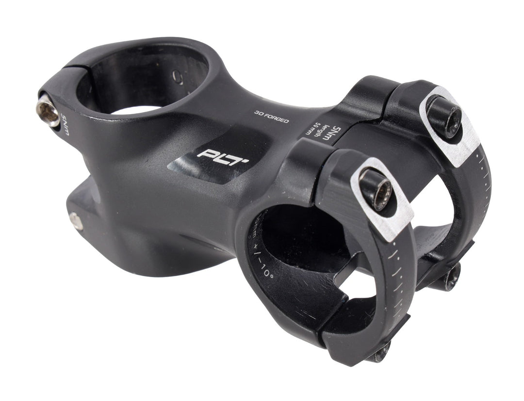 PRO PLT Alloy Road Bike Stem 31.8 x 50mm +/-10º Black 3D Forged Gravel Mountain