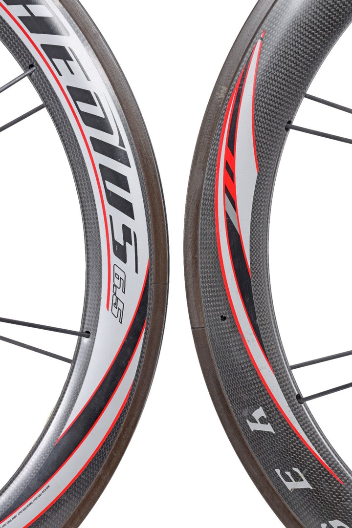 Bontrager Aeolus 6.5 Carbon Clincher Road Wheelset Shimano 10 Spd Rim QR 700c TT