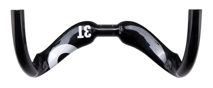 3T Scatto LTD Carbon Track Bike Drop Handlebar 31.8 x 35cm Black