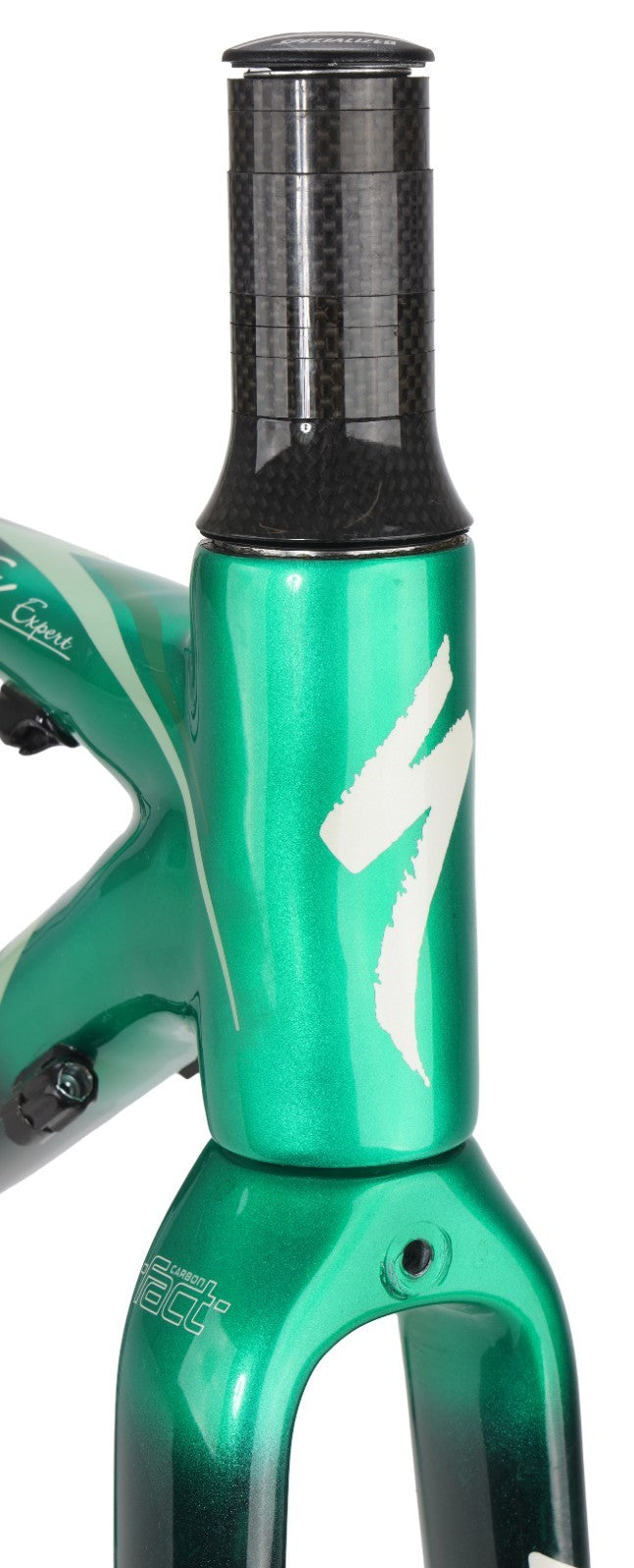 Specialized Ruby Expert Women Carbon Road Bike Frameset 44cm GREEN 700c QR 2009