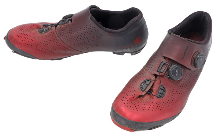 Shimano SH-XC701 Carbon Mountain Bike Shoes Men EU 45 US 10.5 Red XC7 BOA MTB CX