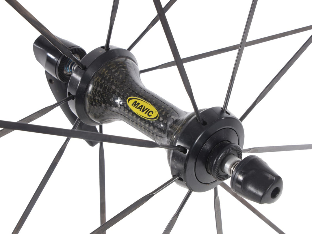 Mavic Cosmic Carbone Pro SSC Tubular Road Wheelset 10 Sp PowerTap SL 700c Rim QR