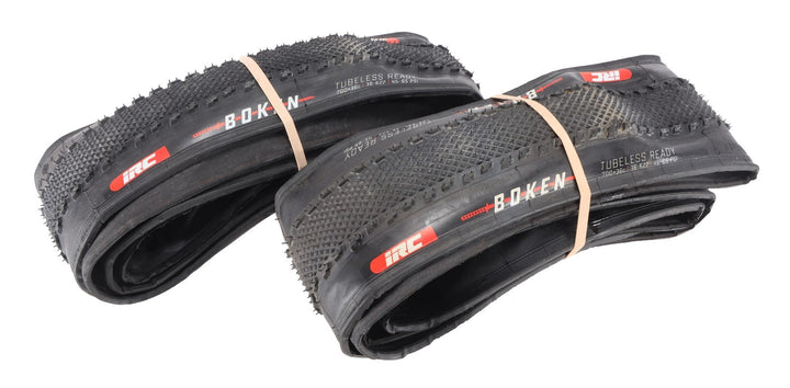 IRC Boken Gravel Bike Tubeless Tires 700 x 36c 1 PAIR Black Cyclocross Race