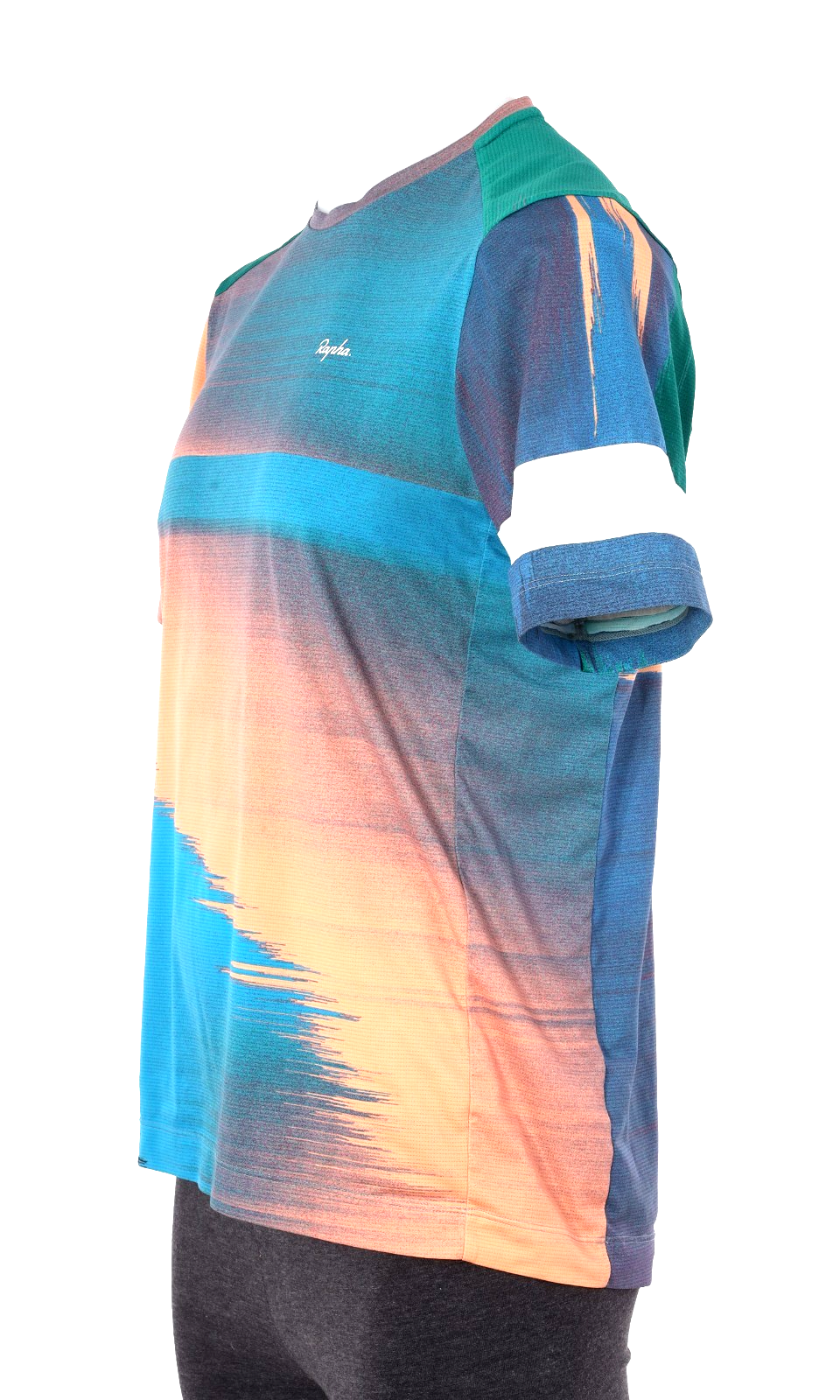 Rapha Technical Trail Short Sleeve Mtn Bike Jersey Men MEDIUM Blue DH Gravel XC