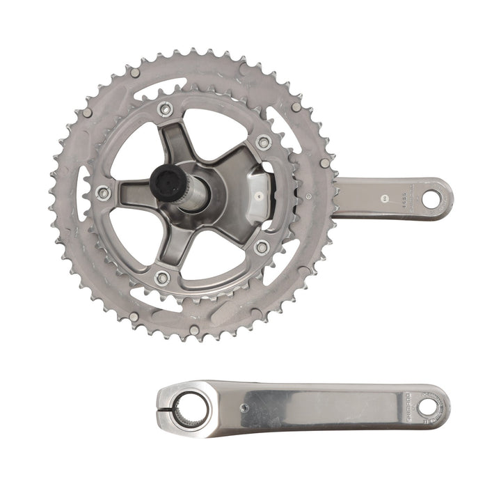 Shimano 105 FC-5600 2x 10s Crankset 175mm 52/39T Road Bike 5 Bolt 130 BCD Silver