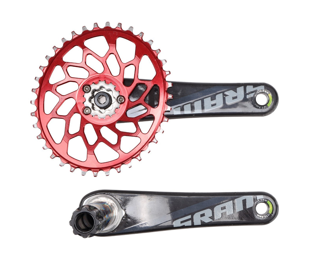 SRAM Force 1 Carbon 1x 11s Gravel Bike Crankset 172.5mm w/AbsoluteBLACK CX 1 38T