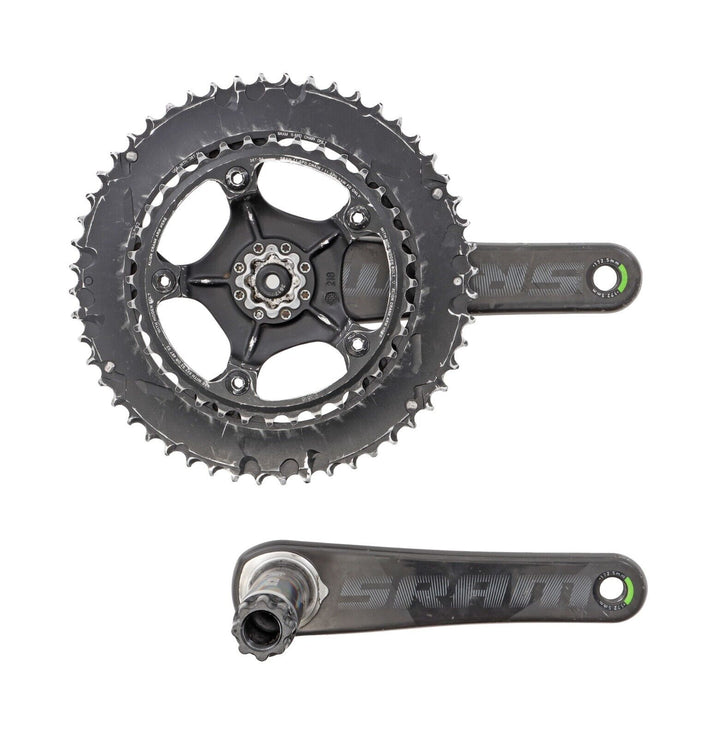 SRAM RED eTap 2x 11 Spd BB30 Carbon Road Bike Crankset 172.5mm 52/36T DM Cycling