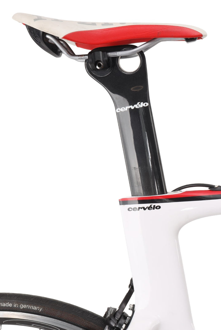 Cervelo S5 Team Carbon Road Bike 2x 10 Speed 61cm SRAM WHITE 700c Rim QR 2012