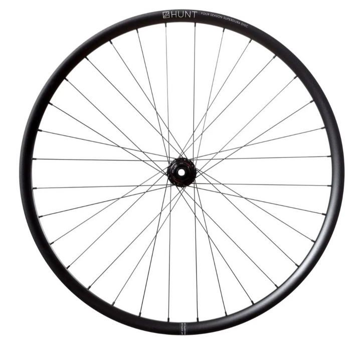 HUNT 4 Season SuperDura Disc Alloy Tubeless Road REAR Wheel CL Shimano 11s 700c