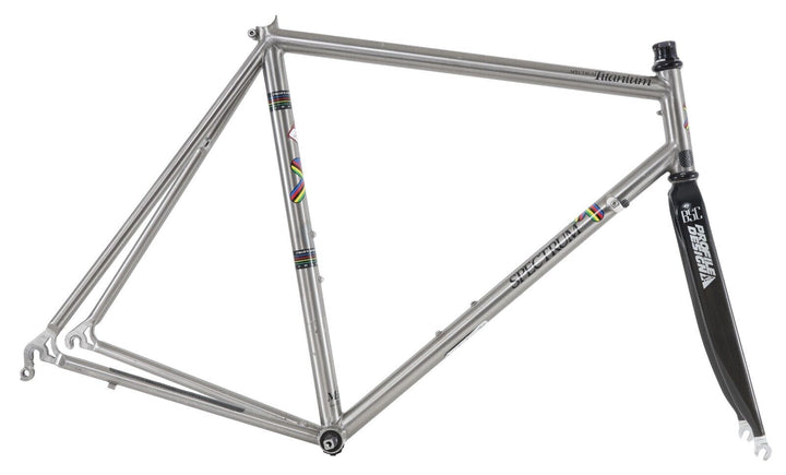 Spectrum Titanium Road Bike Frameset 56cm 700c QR Profile Carbon Fork Merlin USA