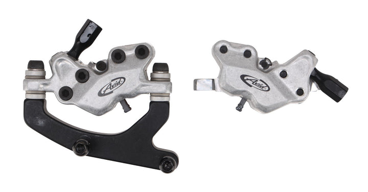 Avid Code Mountain Bike Hydraulic Disc Brake Set w/ 4-Piston Calipers Post Mount