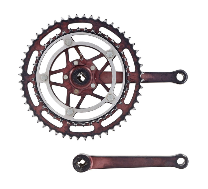 Stronglight Marque Deposee 49D 2x 5s 170mm Road Bike 52/40T Crankset 114 BCD