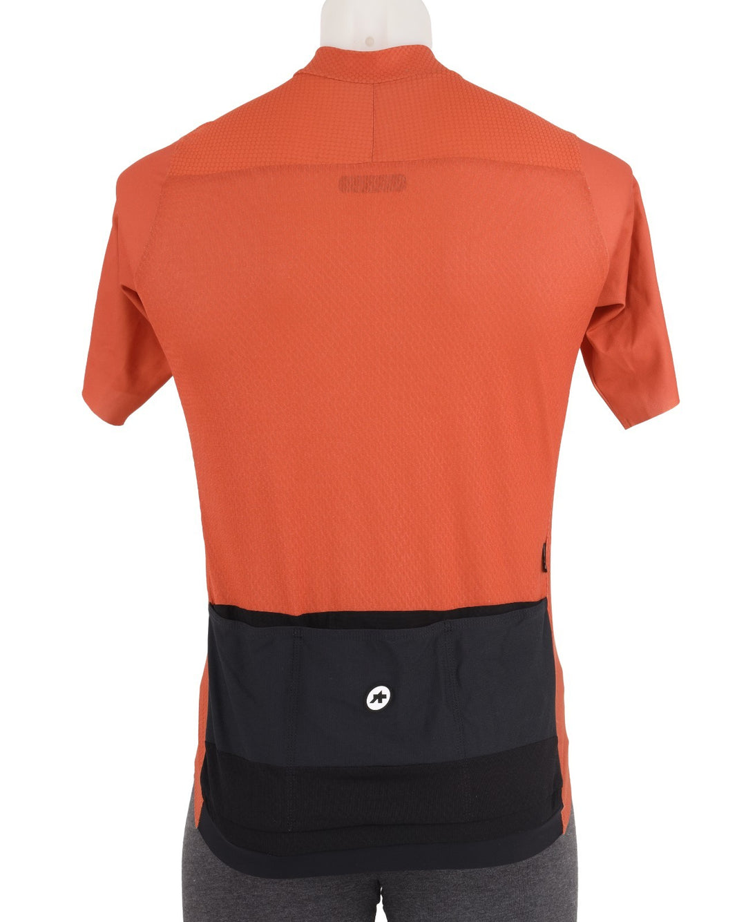 ASSOS Mille GT Short Sleeve Cycling Jersey Men LARGE Orange Road Bike Gravel S11