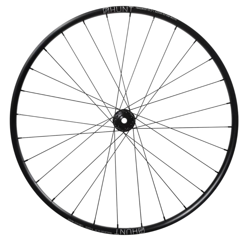 HUNT Trail Wide V2 MTB 27.5" Alloy Mtn Bike FRONT Wheel 6 Bolt Disc 15x 110mm
