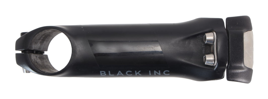 Black Inc Carbon Road Bike Stem 31.8 x 110mm 4-Bolt Titanium -6° Lightweight